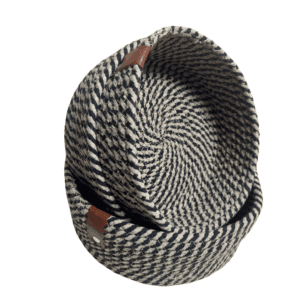 Cotton Rope Storage Basket For Your Home & Kitchen (Small,Medium,Large) - Pack of 3 (Baige Black)