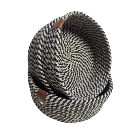 Cotton Rope Storage Basket For Your Home & Kitchen (Small,Medium,Large) - Pack of 3 (Baige Black)