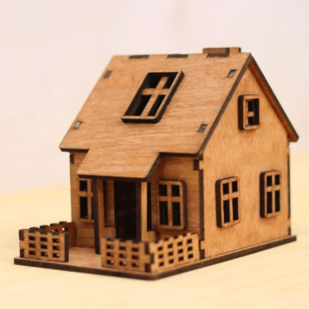 TRENDING HUT 3D MDF Puzzle House 3D Puzzle for Kids | Educational Toys for 5,6,7,8,9 Years - Image 2