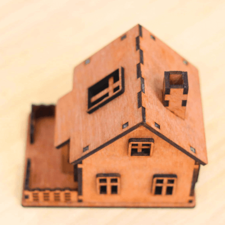 TRENDING HUT 3D MDF Puzzle House 3D Puzzle for Kids | Educational Toys for 5,6,7,8,9 Years - Image 3