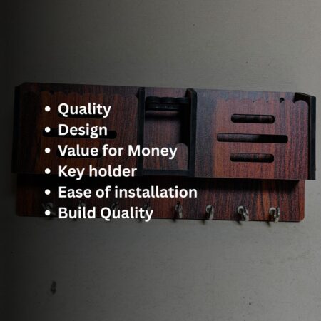 Key Holders for Home Wall with 8 Hooks & elastic, Storage for Home & Office Multipurpose (3Lines) - Image 3
