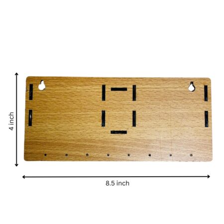 Key Holders for Home Wall with 8 Hooks & elastic, Storage for Home & Office Multipurpose (Hexagon) - Image 5