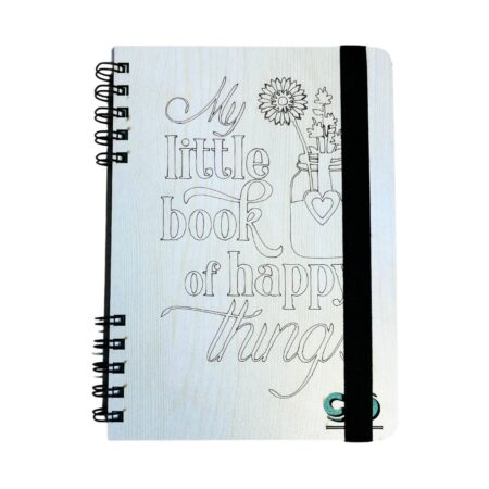 Wooden Diary - Little Book Design (100 Quality pages & 9*6 Sizes)