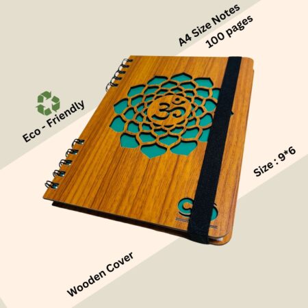 Wooden Diary - OM Design (100 Quality pages & 9*6 Sizes) - Image 3