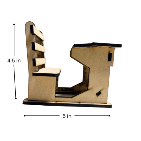 Wooden 3D Puzzle - Chair & Table - Easy to Assemble - Ideal DIY for School Project - Image 4