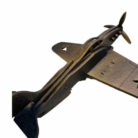 3D Wooden Aeroplane Puzzle DIY Kit for Kids – Fun & Learning - Image 3