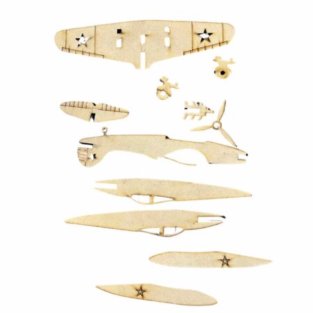 3D Wooden Aeroplane Puzzle DIY Kit for Kids – Fun & Learning - Image 4
